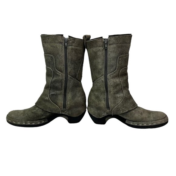 Merrell Drizzle Mid Calf Boots Gray Suede Size:8 Waterproof - Picture 2 of 15